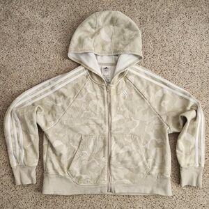 Adidas Essentials Green Camo Jacket